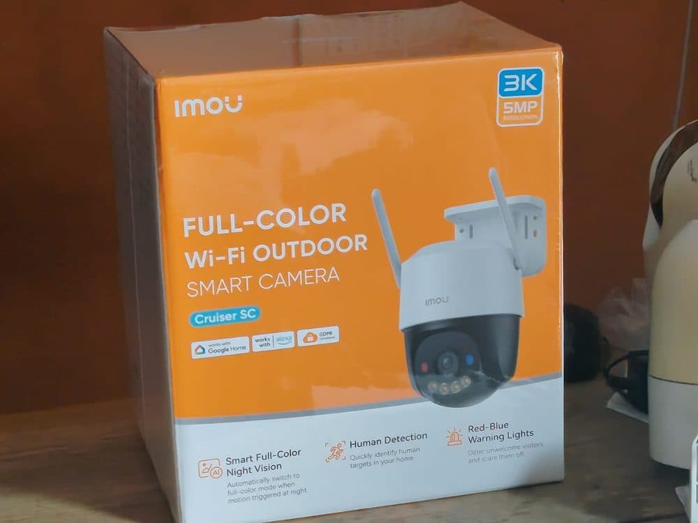 Caja de una cámara Imou Full-Color WiFi Outdoor lista para instalar